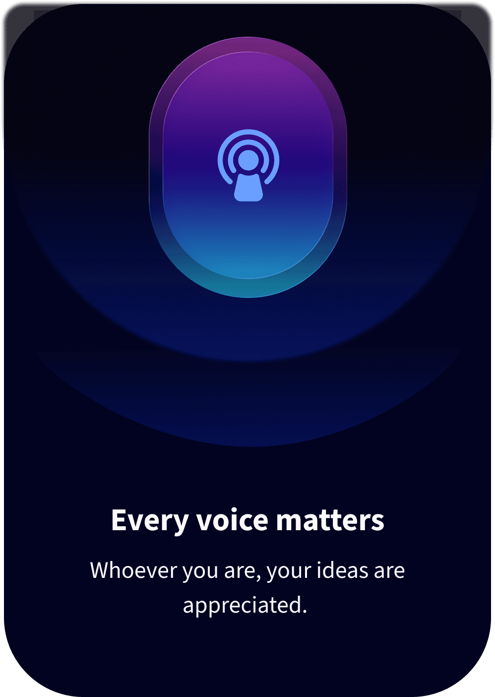 Every voice matters